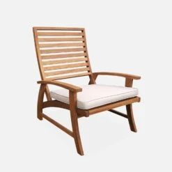 Chaise Avec Repose-pied Bois (lot De 2) 12 Chaise Avec Repose-pied Bois (lot De 2) -ME Soldes ACRLXFTBGX2 03
