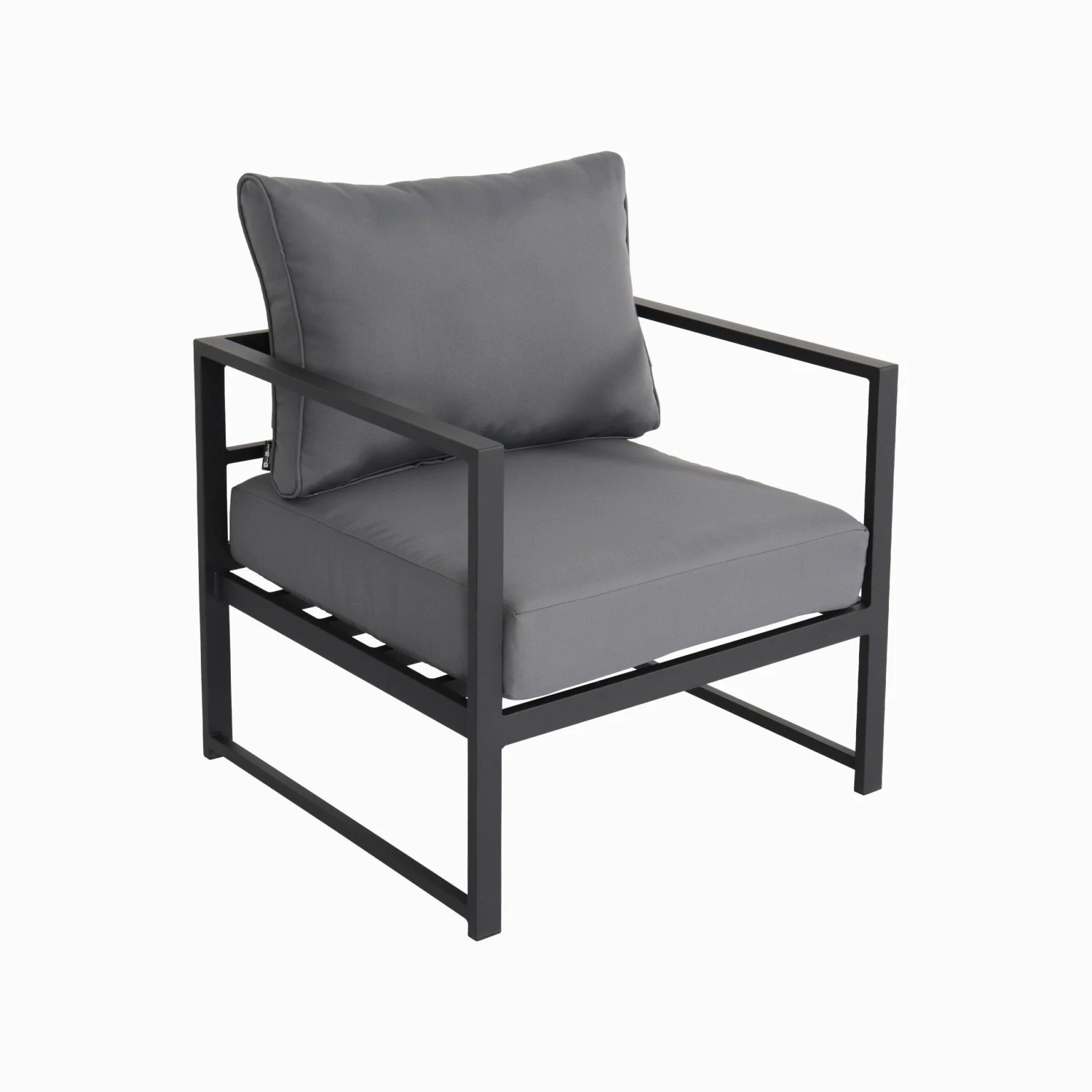 Salon De Jardin Modulable Aluminium 5 Places Couleur : Anthracite / Gris 5 Salon De Jardin Modulable Aluminium 5 Places Couleur : Anthracite / Gris – Image 3