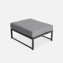 Salon De Jardin Modulable Aluminium 5 Places Couleur : Anthracite / Gris 16 Salon De Jardin Modulable Aluminium 5 Places Couleur : Anthracite / Gris -ME Soldes AF3007ATGY 05