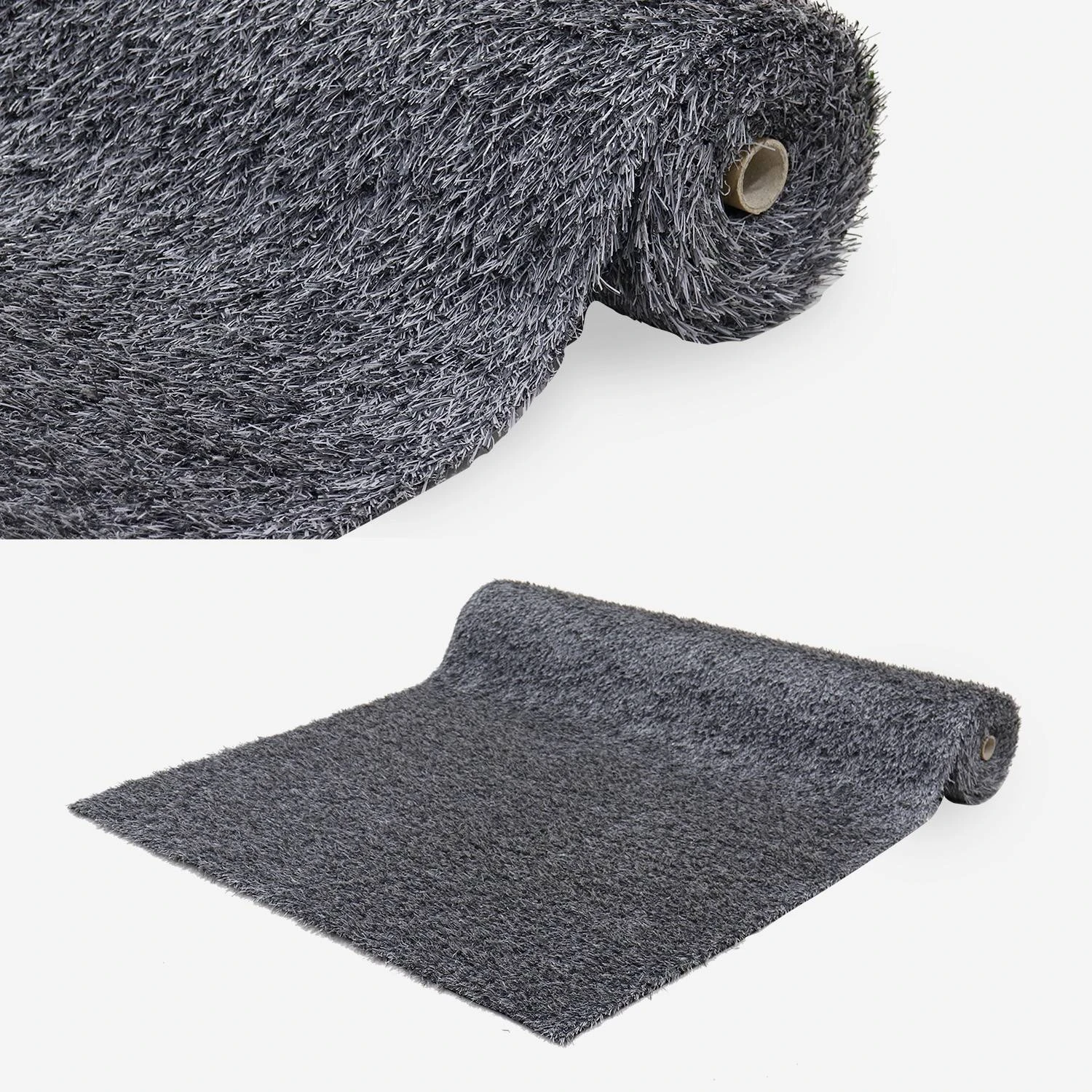 Gazon Synthétique Gris 20mm 6 Gazon Synthétique Gris 20mm – Image 4