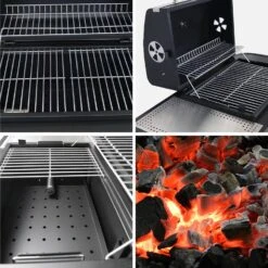 Barbecue Charbon Allumage Rapide + Accessoires -ME Soldes BBQSNG1 03