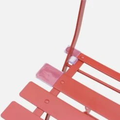 Table De Jardin Bistrot Pliable Métal, 2 Chaises Couleur : Terracotta 12 Table De Jardin Bistrot Pliable Métal, 2 Chaises Couleur : Terracotta -ME Soldes BS70S2TER 04