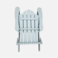 Fauteuil De Jardin Pliable Bois Couleur : Vert De Gris -ME Soldes ECADIROGGY 03