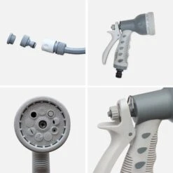 Dévidoir Sur Roues Avec Tuyau D'arrosage, 30m -ME Soldes EXWH30RT 03