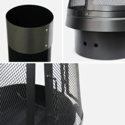 Brasero Cheminée D'extérieur -ME Soldes FPLF107BK 04