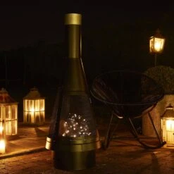 Brasero Cheminée D'extérieur -ME Soldes FPLF107BK 06