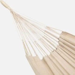 Toile De Hamac Polycoton 220 X 140 Cm Couleur : Ecru -ME Soldes HAMCOL220NAT 02