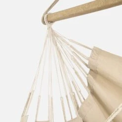 Chaise Hamac Polycoton 115 X 160 Cm -ME Soldes HAMCOLCH115NAT 02