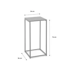 Table D'appoint Gigogne/ Bout De Canapé (lot De 2) -ME Soldes INDUSTX2BK MENS 01