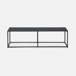 Meuble TV Industriel Métal Avec Barre De Renfort 140 Cm 11 Meuble TV Industriel Métal Avec Barre De Renfort 140 Cm -ME Soldes INDUTV140BK 02