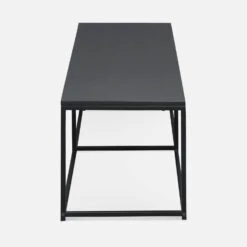 Meuble TV Industriel Métal Avec Barre De Renfort 140 Cm 12 Meuble TV Industriel Métal Avec Barre De Renfort 140 Cm -ME Soldes INDUTV140BK 03