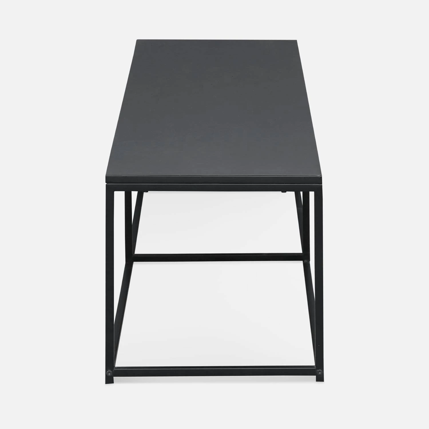 Meuble TV Industriel Métal Avec Barre De Renfort 140 Cm 7 Meuble TV Industriel Métal Avec Barre De Renfort 140 Cm – Image 5