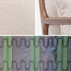 Rocking Chair Scandinave En Bois Et Tissu Bouclette -ME Soldes IRACSCALWLBOUCL 04