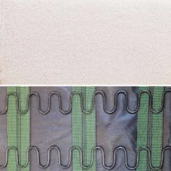 Canapé Banquette 2 Places Tissu Bouclette, Pieds Bois -ME Soldes ISKACLS2BOUCL 04