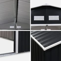 Abri De Jardin Métal 10,85m² 9 Abri De Jardin Métal 10,85m² -ME Soldes MS1085GY 04