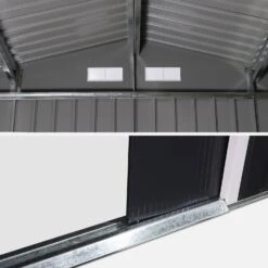 Abri De Jardin Métal 7,06m² -ME Soldes MS706GY 04