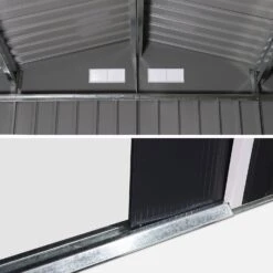 Abri De Jardin Métal 8,95m² -ME Soldes MS884GY 04