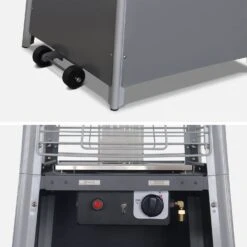 Parasol Chauffant Gaz 10.5KW Avec Housse De Protection -ME Soldes PCKD7001PSGHC 03