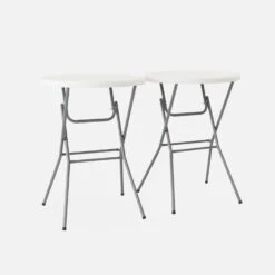 Table Mange Debout Pliable (lot De 2) -ME Soldes RECPL80X2 01