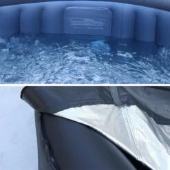 Spa Gonflable 6 Places Rond, Système De Filtration MDC, Désinfection UVC, Bâche -ME Soldes SPABERGENRD6 03