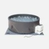 Spa Gonflable 8 Places Rond Massage Air-jets Wifi Ozonateur UVC Couvercle Tapis -ME Soldes SPAMONO8 01