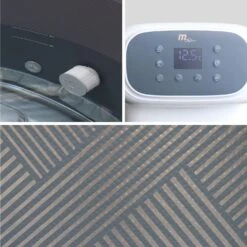 Spa Gonflable 8 Places Rond Massage Air-jets Wifi Ozonateur UVC Couvercle Tapis -ME Soldes SPAMONO8 05