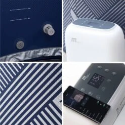 Spa Gonflable 6 Places Rond Massage Air-jets Wifi Ozonateur UVC Couvercle Tapis -ME Soldes SPANAVAL6 07