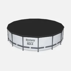 Piscine Hors Sol Tubulaire Ronde Avec Pompe, Filtre, Bâche Et échelle ∅4,5m 8 Piscine Hors Sol Tubulaire Ronde Avec Pompe, Filtre, Bâche Et échelle ∅4,5m -ME Soldes SPBW460FPGY 02