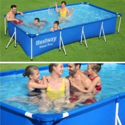Piscine Hors Sol Tubulaire Rectangulaire Avec Filtre Et Pompe 8 Piscine Hors Sol Tubulaire Rectangulaire Avec Filtre Et Pompe -ME Soldes SPBW4X2KIDS 02