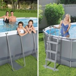 Piscine Hors Sol Tubulaire Géante Avec Accessoires -ME Soldes SPBW4X2OVGYCV 04