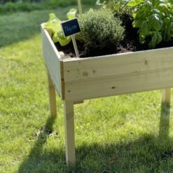 Carré Potager Pour Enfants En Bois Sur Pieds -ME Soldes VGKIDS60 05