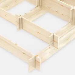 Carré Potager En Bois, 5 étages Et 5 Compartiments 7 Carré Potager En Bois, 5 étages Et 5 Compartiments -ME Soldes VGSTEP93 03