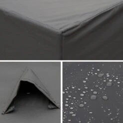 Housse Protection Pour Salon De Jardin Genova/ Brescia, 96x82x66cm -ME Soldes WKSOFACOVER 04