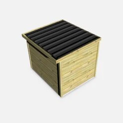 Abri De Jardin Bois 6,48m², Sapin Du Nord Traité Autoclave Ep.27mm -ME Soldes WSAF25X2NAT 04