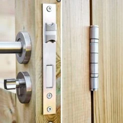 Abri De Jardin Bois 20,3m², Sapin Du Nord Traité Autoclave Ep.27mm -ME Soldes WSAF42X42NAT 04