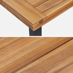 Table Intérieur / Extérieur Bois Et Métal 6 Places -ME Soldes ac150kdattk a6ff4305d3afe9d93dbabe4573fca198