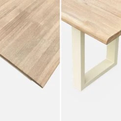 Table De Jardin 6 Places En Bois Avec Bancs Couleur : Ivoire -ME Soldes ac180setivose 755dd7602d92d8ddf6b5edd336ccf31c