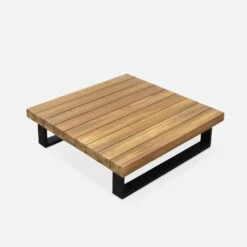 Salon De Jardin Bois Et Aluminium 5 Places Couleur : Gris -ME Soldes acaf0012at facd29445d85963d6128577da3ebe117