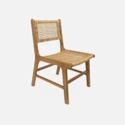 Table De Jardin Bois Et Métal + 4 Chaises En Cannage Et Bois Couleur : Ivoire -ME Soldes ackd150r4civo 48e953fbff9a37ba77fca0aed62b7706