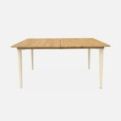 Table De Jardin Bois Et Métal 6 Places Couleur : Ivoire 12 Table De Jardin Bois Et Métal 6 Places Couleur : Ivoire -ME Soldes ackd150rivo a0c618989561317f2eb86a68b27f4bf6