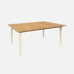 Table De Jardin Bois Et Métal 6 Places Couleur : Ivoire 10 Table De Jardin Bois Et Métal 6 Places Couleur : Ivoire -ME Soldes ackd150rivo a522f5059ac83fcf96703be1fda8f887
