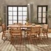 Table De Jardin Bois Et Métal + 6 Chaises En Cannage Et Bois Couleur : Ivoire -ME Soldes ackd200r6civo b6812770b8c6b618b65513996b85e759