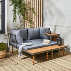 Salon De Jardin Modulable Aluminium Et Acacia, 4 Places Couleur : Anthracite 12 Salon De Jardin Modulable Aluminium Et Acacia, 4 Places Couleur : Anthracite -ME Soldes acmoduatgy d38a47501e4297a5d211b2fdcc639b57