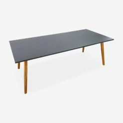 Ensemble De Jardin 220cm + 8 Chaises - BELEM Couleur : Gris / Gris Clair -ME Soldes acston220r8lgy 9a7c0ab6d030f955262becb68ce6bfdc