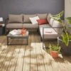 Salon De Jardin D'angle Aluminium 5 Places Couleur : Anthracite / Taupe -ME Soldes af3004atbn 26b1eb1eb5f5f67e7ad03df7b73f840a