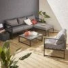 Salon De Jardin Modulable Aluminium 5 Places Couleur : Anthracite / Gris -ME Soldes af3007atgy 37b3ef426f5ce1150b389db6c47b3777