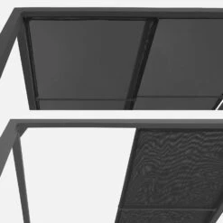 Lit De Jardin Aluminium, 2 Matelas Inclinables, Toit Avec Panneaux Amovibles Couleur : Anthracite / Anthracite -ME Soldes afsunbedat e14ccfd1f13d44953ad1cbac42c639c9