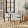 Fauteuils De Jardin Empilables Aluminium Et Textilène (lot De 2) Couleur : Gris Clair 1 Fauteuils De Jardin Empilables Aluminium Et Textilène (lot De 2) Couleur : Gris Clair -ME Soldes aftxchrx2atgy 59bc47c55b324f5e9227fd581584034f