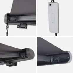 Store Banne électrique 3x2,5m Couleur : Gris -ME Soldes awa3x25fcgy 46440df2f6be3d97b5e26e9dcdafd9f8