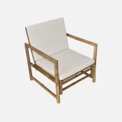 Salon De Jardin Bambou 4 Places -ME Soldes bamb3101nat 2da45e1a66f90d5ee752dfa99a0a9b37